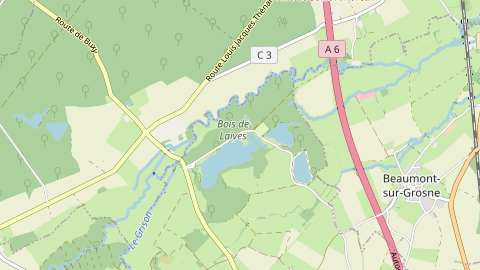 Carte de localisation de l'évènement