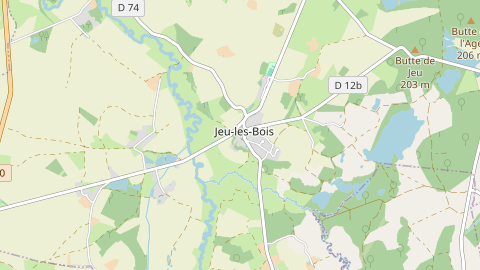 Carte de localisation de l'évènement