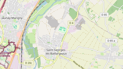 Carte de localisation de l'évènement