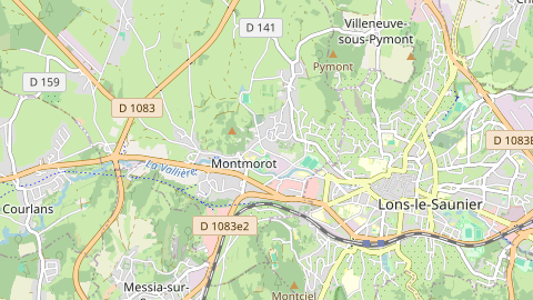 Carte de localisation de l'évènement