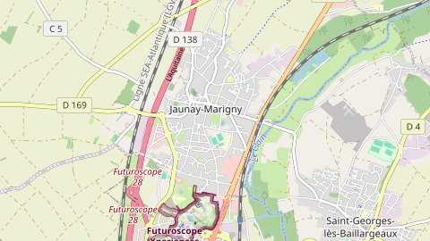 Carte de localisation de l'évènement