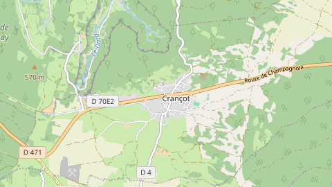 Carte de localisation de l'évènement