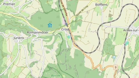 Carte de localisation de l'évènement