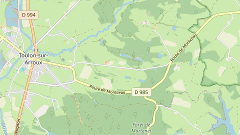 Carte de localisation de l'évènement