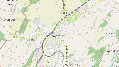 Carte de localisation de l'évènement