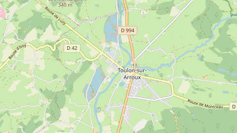 Carte de localisation de l'évènement