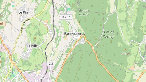Carte de localisation de l'évènement