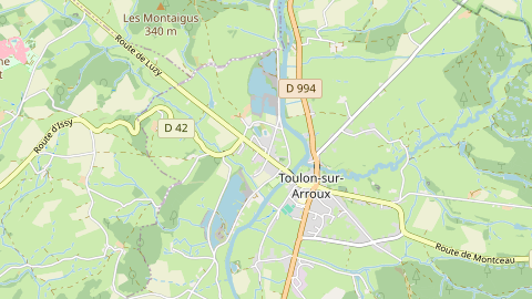 Carte de localisation de l'évènement