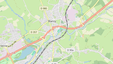 Carte de localisation de l'évènement