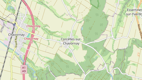 Carte de localisation de l'évènement