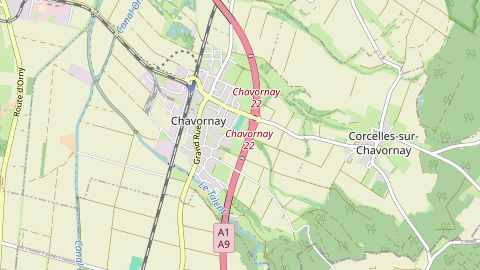 Carte de localisation de l'évènement