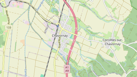 Carte de localisation de l'évènement