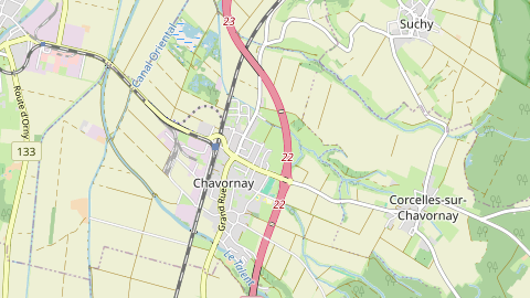 Carte de localisation de l'évènement