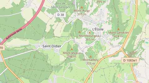 Carte de localisation de l'évènement