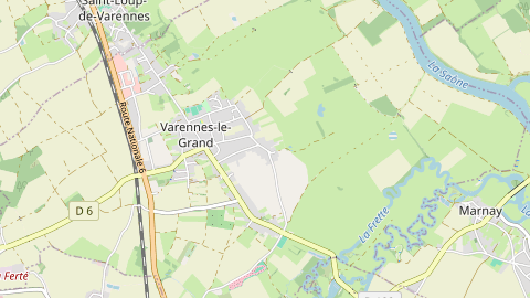 Carte de localisation de l'évènement