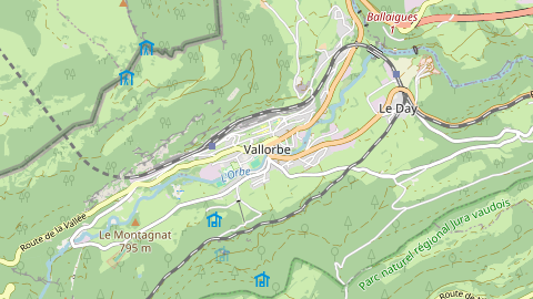 Carte de localisation de l'évènement