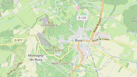 Carte de localisation de l'évènement
