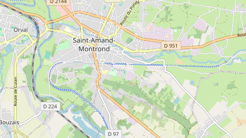 Carte de localisation de l'évènement