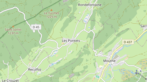 Carte de localisation de l'évènement