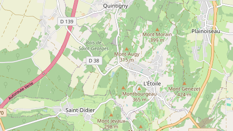 Carte de localisation de l'évènement