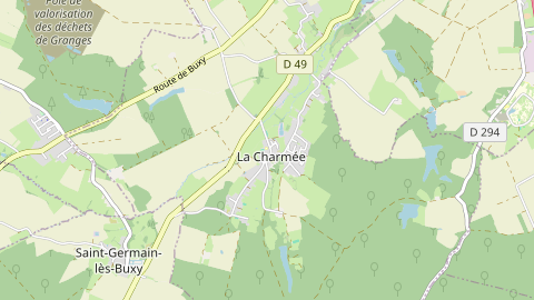 Carte de localisation de l'évènement