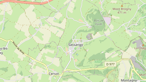 Carte de localisation de l'évènement