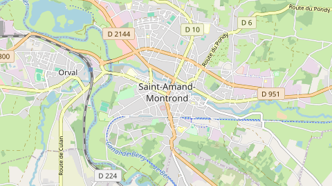Carte de localisation de l'évènement
