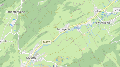 Carte de localisation de l'évènement