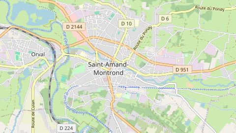 Carte de localisation de l'évènement