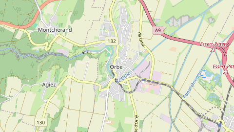 Carte de localisation de l'évènement