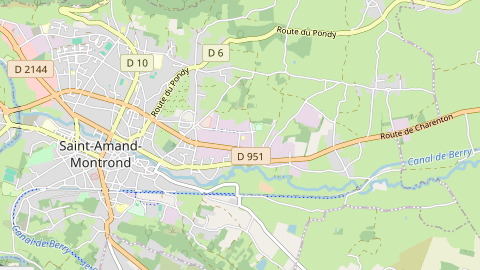 Carte de localisation de l'évènement