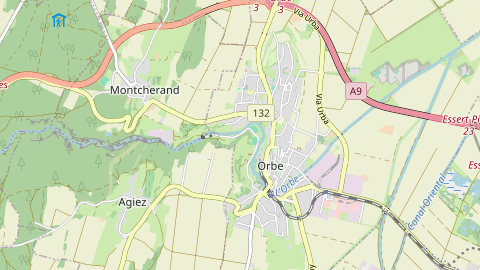 Carte de localisation de l'évènement