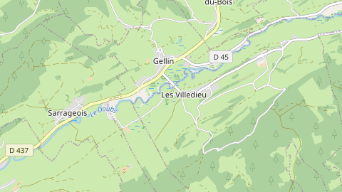 Carte de localisation de l'évènement