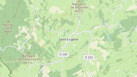 Carte de localisation de l'évènement