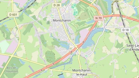 Carte de localisation de l'évènement