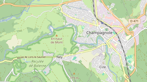 Carte de localisation de l'évènement
