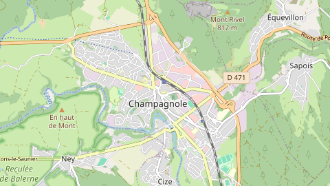 Carte de localisation de l'évènement