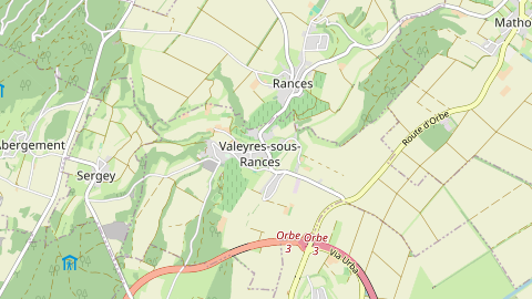 Carte de localisation de l'évènement