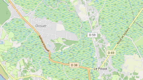 Carte de localisation de l'évènement