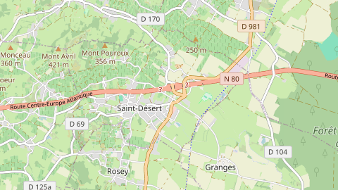 Carte de localisation de l'évènement