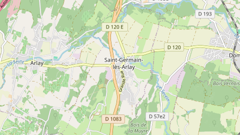 Carte de localisation de l'évènement