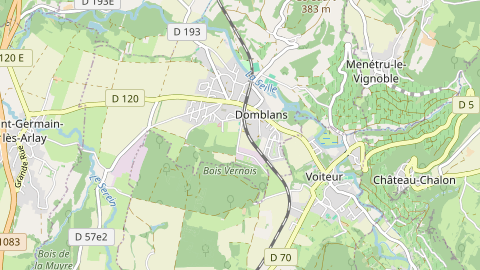Carte de localisation de l'évènement