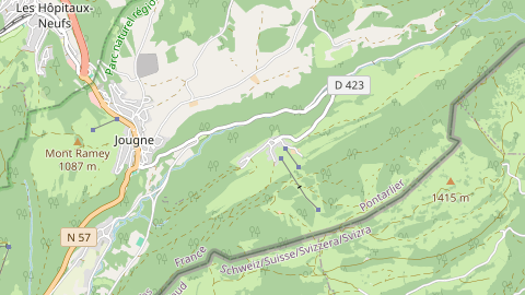 Carte de localisation de l'évènement