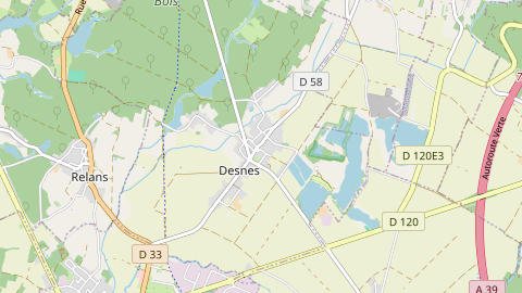 Carte de localisation de l'évènement