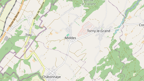 Carte de localisation de l'évènement