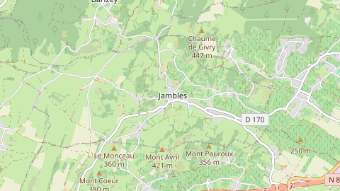Carte de localisation de l'évènement