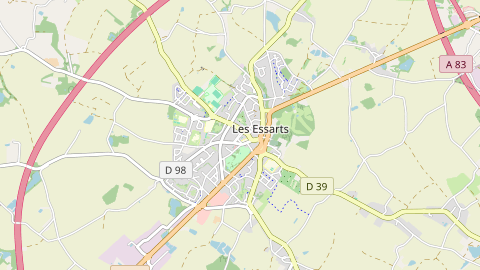 Carte de localisation de l'évènement