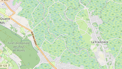 Carte de localisation de l'évènement