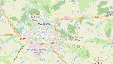 Carte de localisation de l'évènement