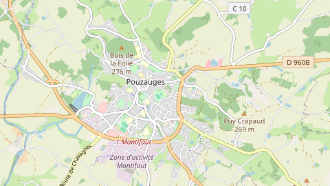 Carte de localisation de l'évènement